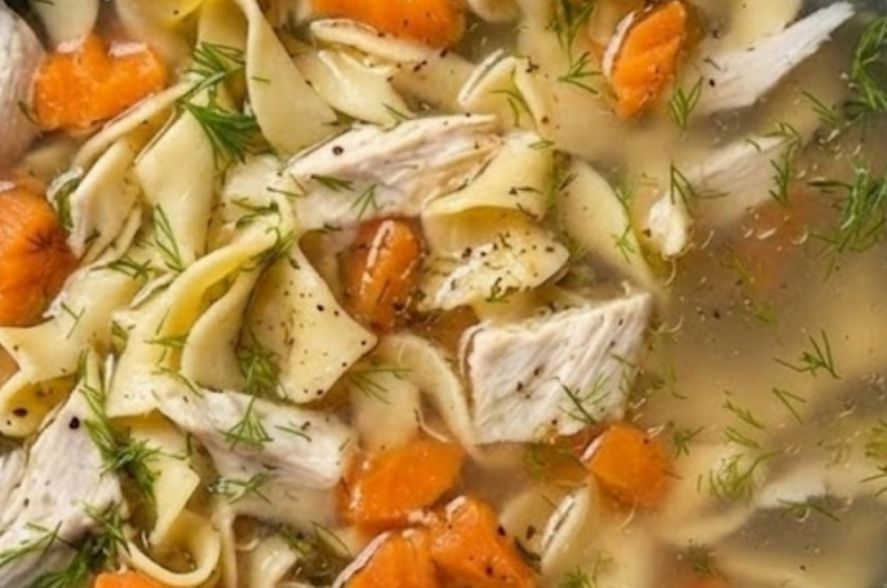 Low Residue Chicken Noodle Soup Recipe