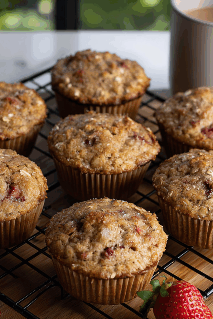 low sodium strawberry muffins Recipe