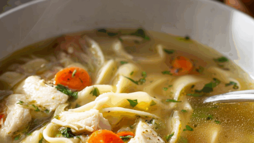 Low Residue Chicken Noodle Soup Recipe