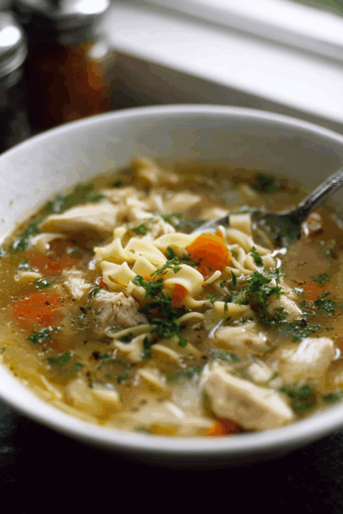 Low Residue Chicken Noodle Soup Recipe