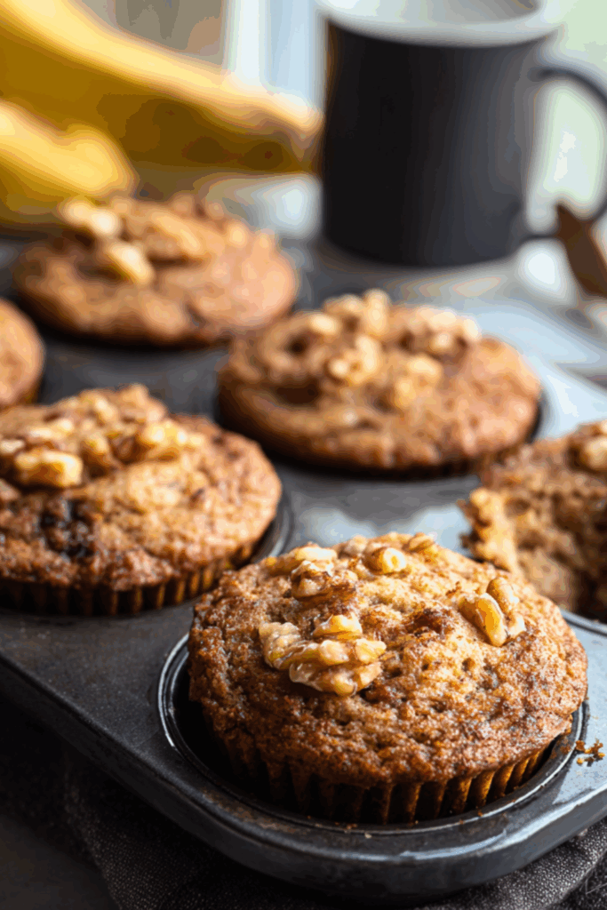 Low Sodium Banana Nut Muffins Recipe