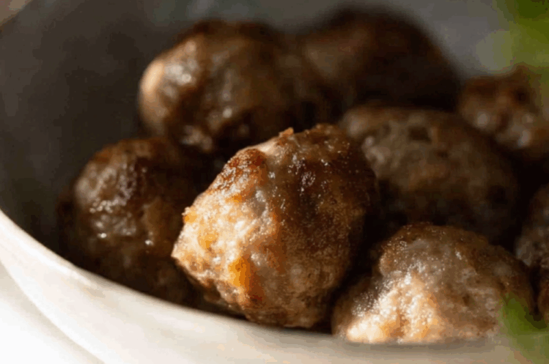 Low Histamine Beef Meatballs Recipe