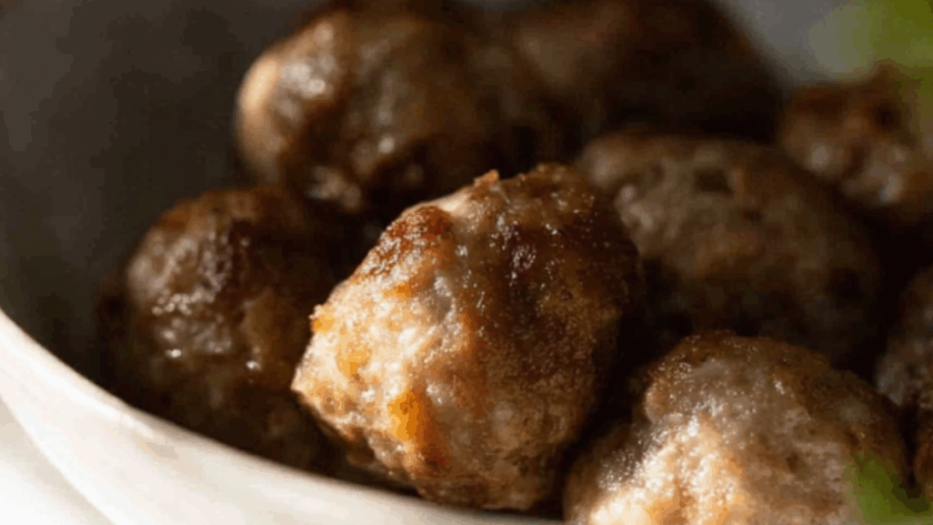 Low Histamine Beef Meatballs Recipe