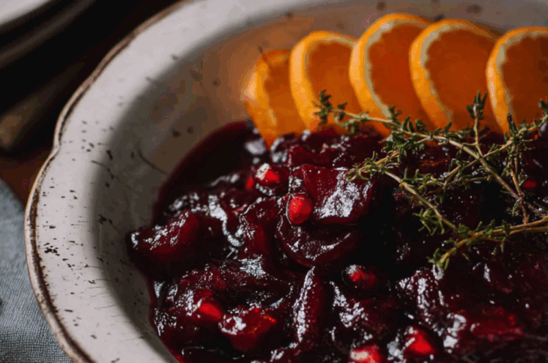 Low FODMAP​ Cranberry Sauce Recipe