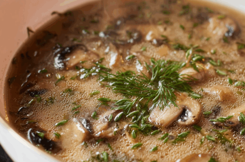 Low Residue Mushroom Soup Recipe