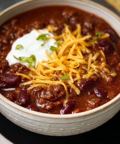 Low Acid Beef Chili