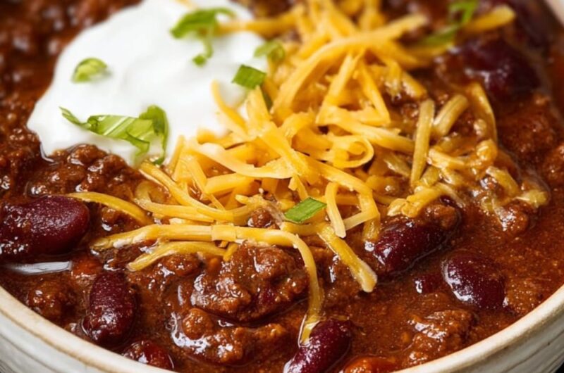 Low Acid Beef Chili