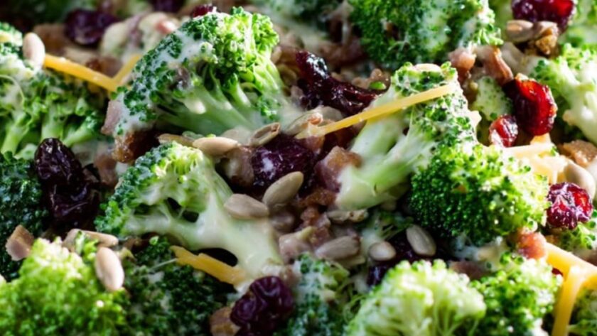 Low Acid Broccoli Salad