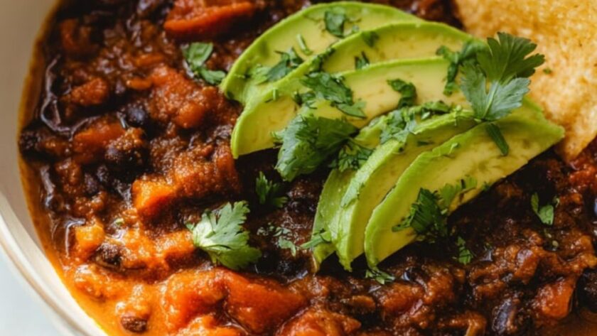 Low Acid Vegetarian Chili