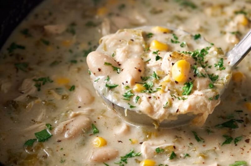 Low Acid White Chicken Chili Crock Pot