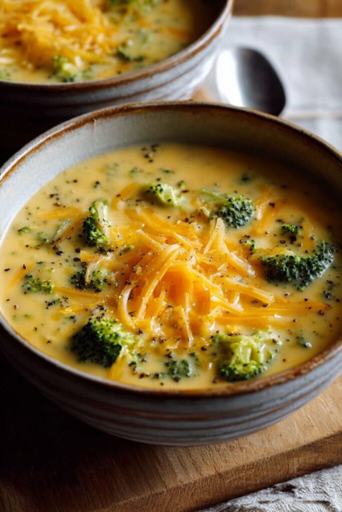 Low Residue Broccoli Cheddar Soup