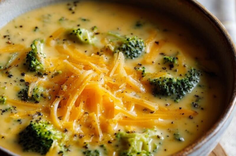 Low Residue Broccoli Cheddar Soup
