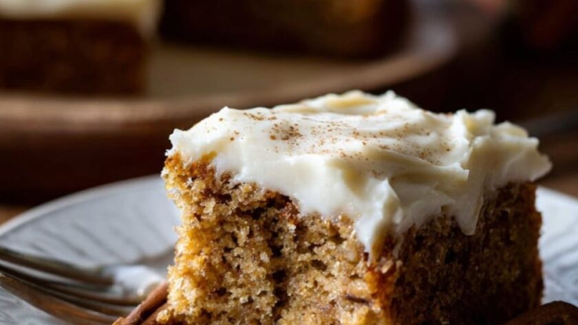 Low Sodium Spice Cake Recipe