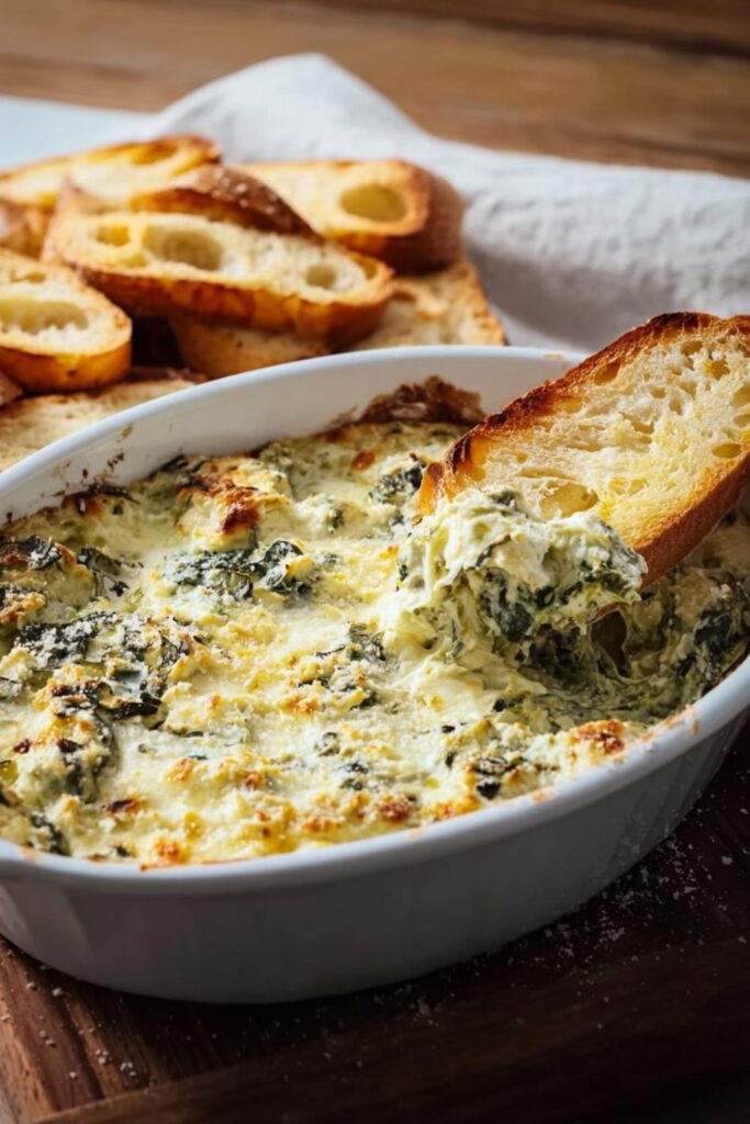 Low Sodium Spinach Artichoke Dip