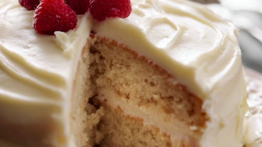 Low Sodium Vanilla Cake Recipe