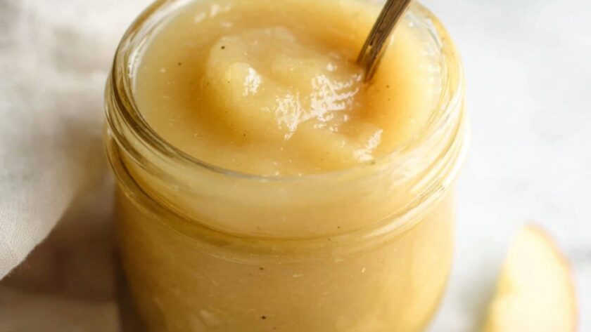 Low Histamine Apple Sauce