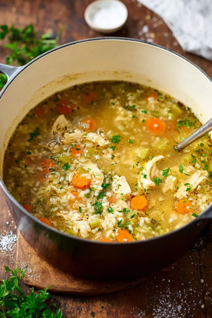 Low Histamine Chicken And Rice Soup