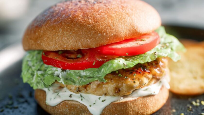 Low Histamine Chicken Burger