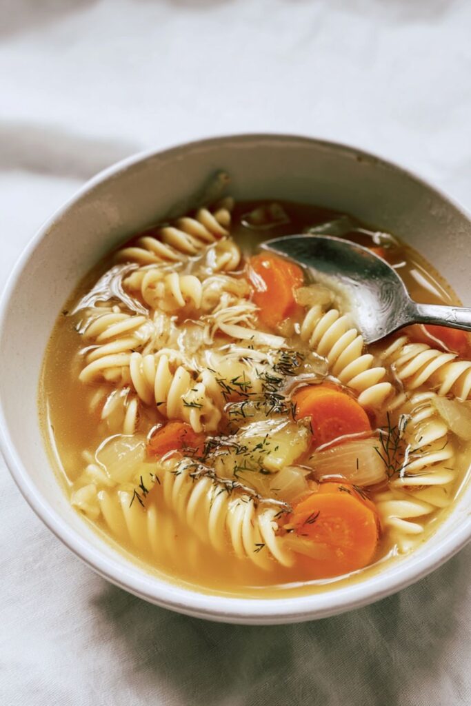Low Histamine Chicken Noodle Soup