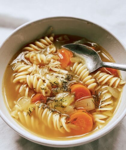 Low Histamine Chicken Noodle Soup