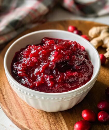 Low Histamine Cranberry Sauce