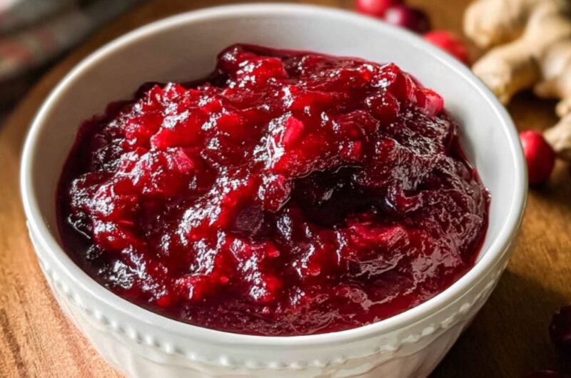 Low Histamine Cranberry Sauce