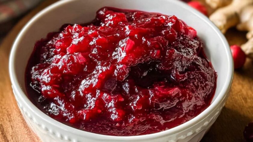Low Histamine Cranberry Sauce