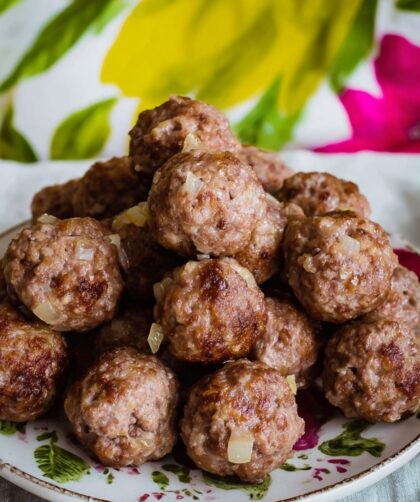 Low Sodium Ground Beef Meatballs