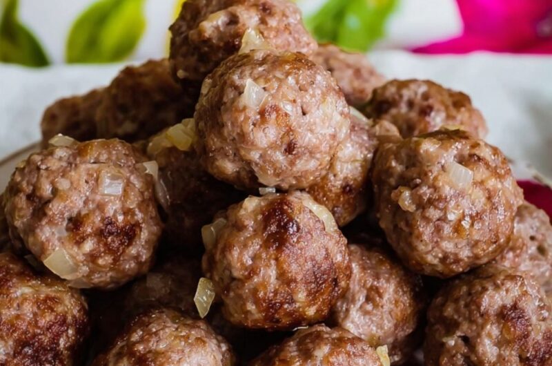 Low Sodium Ground Beef Meatballs