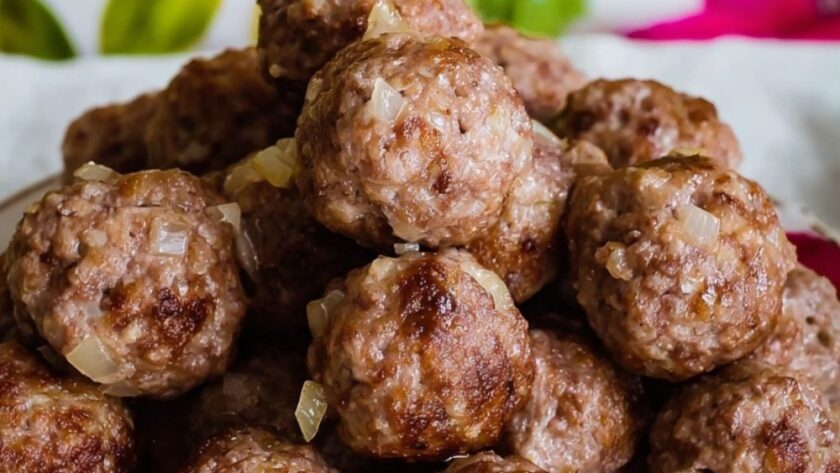 Low Sodium Ground Beef Meatballs