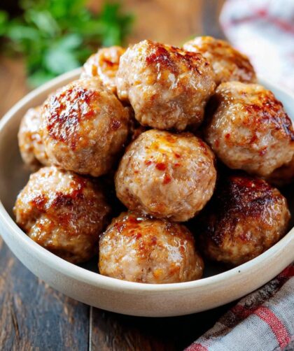 Low Sodium Ground Pork Meatballs