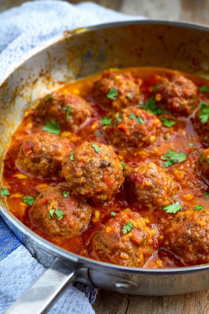 Low Sodium Porcupine Meatballs