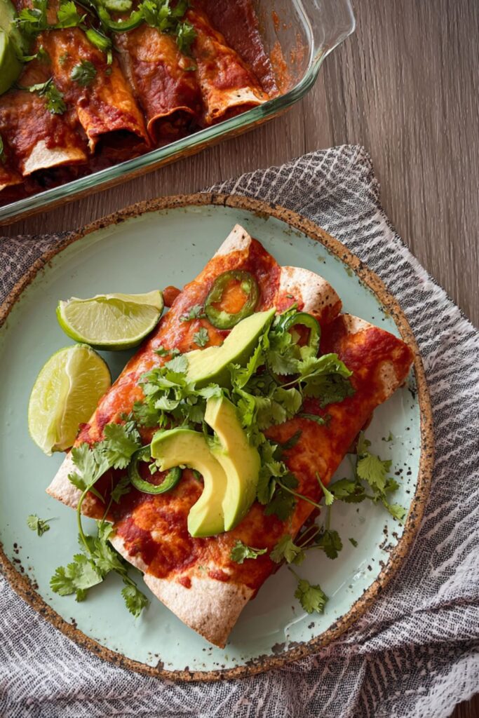 Low Sodium Veggie Enchiladas