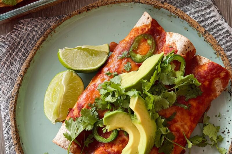 Low Sodium Veggie Enchiladas