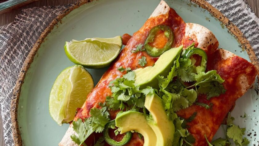 Low Sodium Veggie Enchiladas