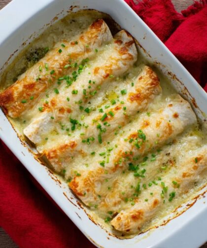 Low Sodium White Chicken Enchiladas