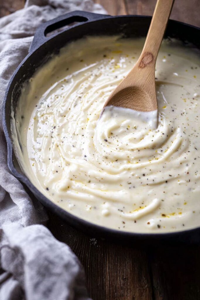Low FODMAP Alfredo Sauce