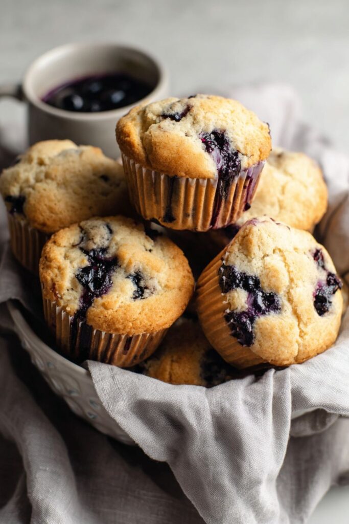 Low FODMAP Blueberry Muffins