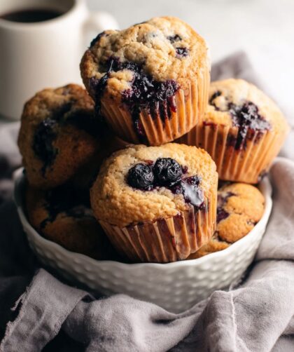 Low FODMAP Blueberry Muffins