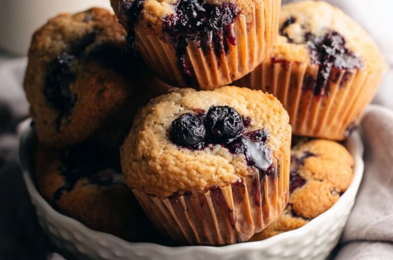 Low FODMAP Blueberry Muffins