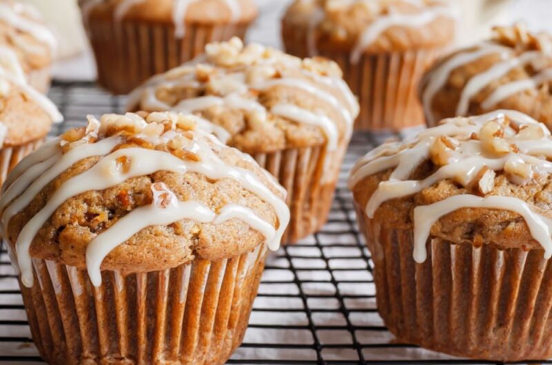 Low FODMAP Carrot Cake Muffins
