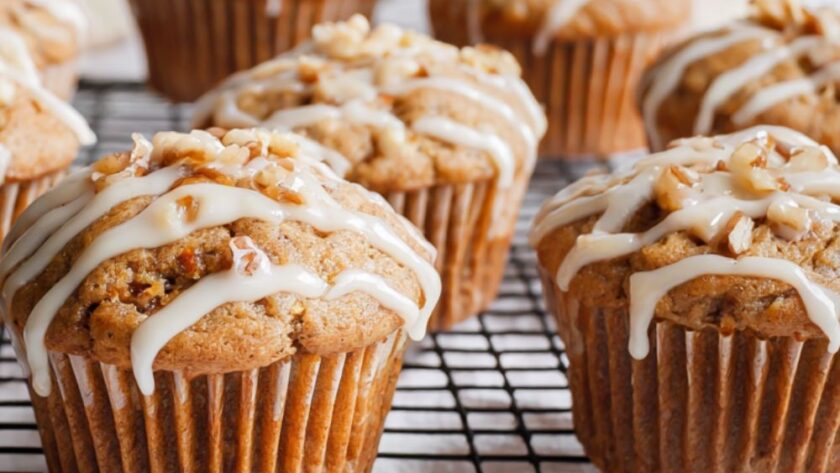 Low FODMAP Carrot Cake Muffins