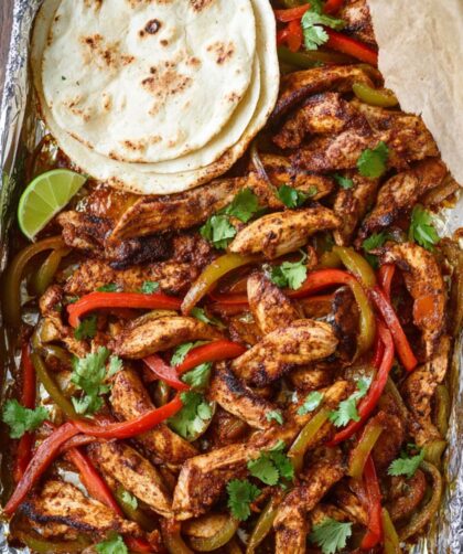 Low FODMAP Chicken Fajitas