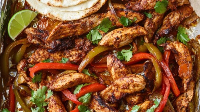 Low FODMAP Chicken Fajitas