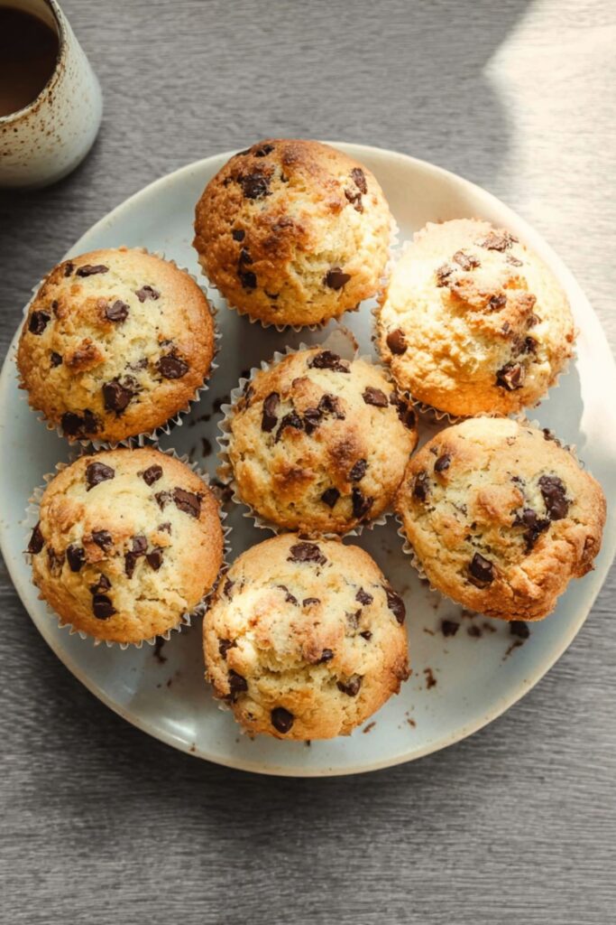 Low FODMAP Chocolate Chip Muffins
