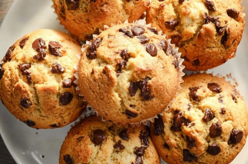 Low FODMAP Chocolate Chip Muffins