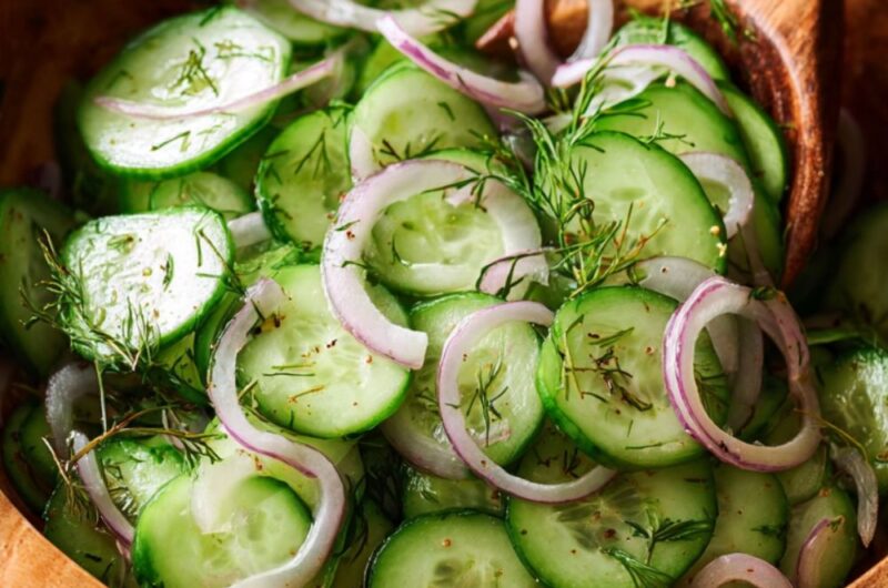 Low FODMAP Cucumber Salad