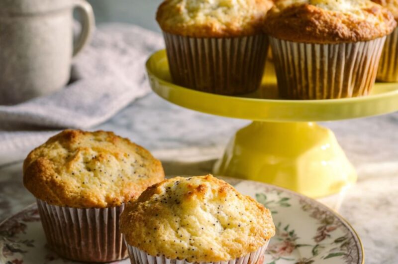 Low FODMAP Lemon Poppy Seed Muffins