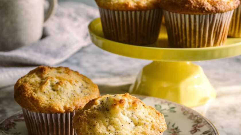 Low FODMAP Lemon Poppy Seed Muffins