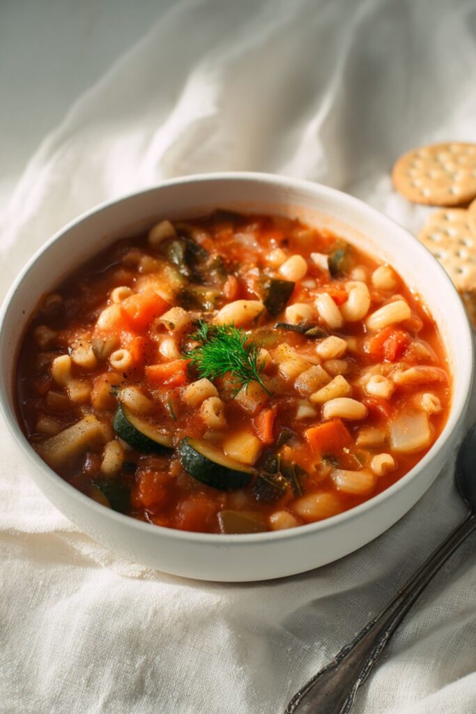 Low FODMAP Minestrone Soup